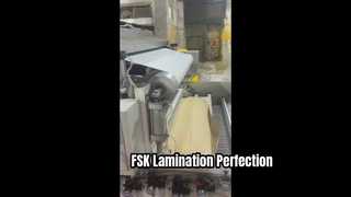 箔スクリムクラフト紙ラミネート機